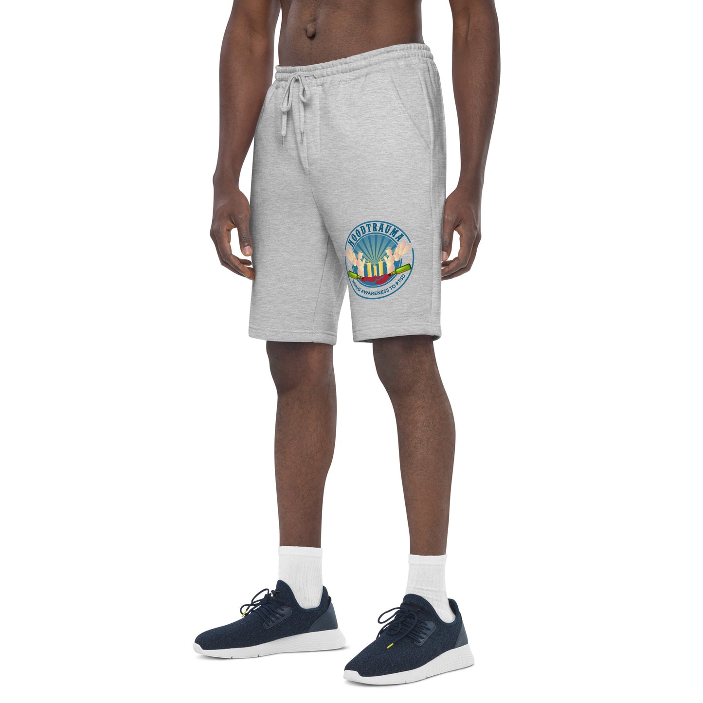 PTSD Awareness Men's Fleece Shorts