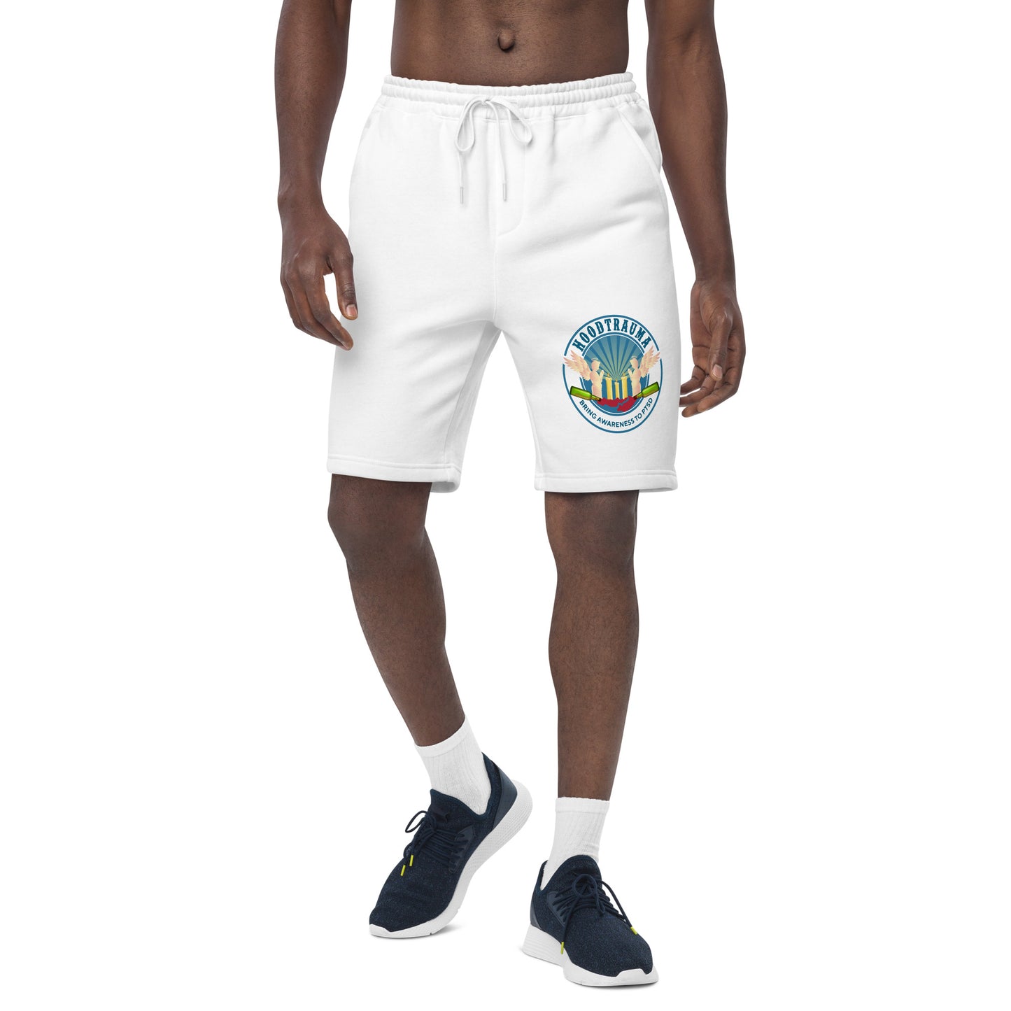 PTSD Awareness Men's Fleece Shorts