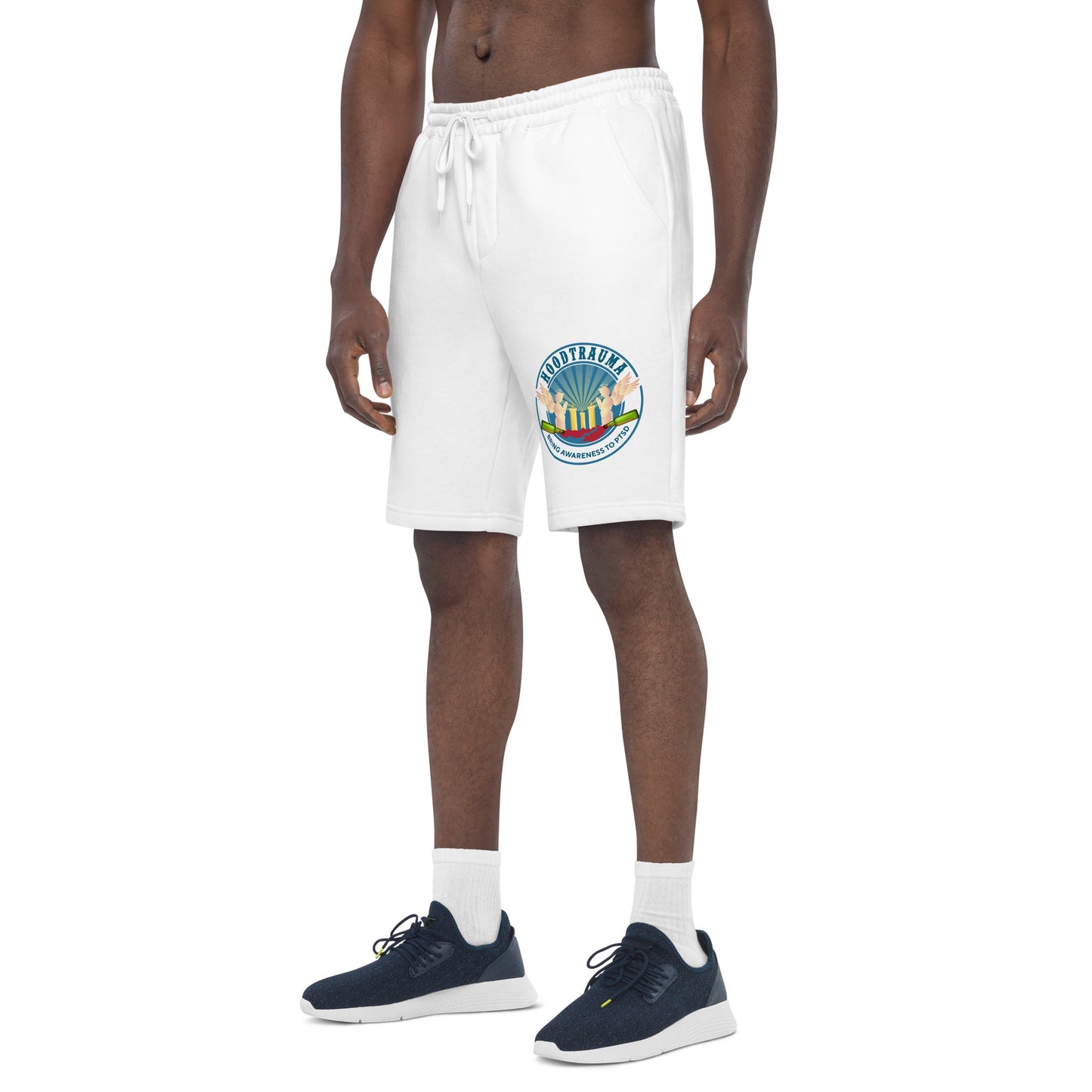 PTSD Awareness Men's Fleece Shorts